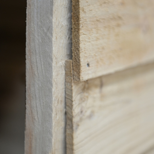 Overlap Pressure Treated 3 x 6 Pent Shed - No Window