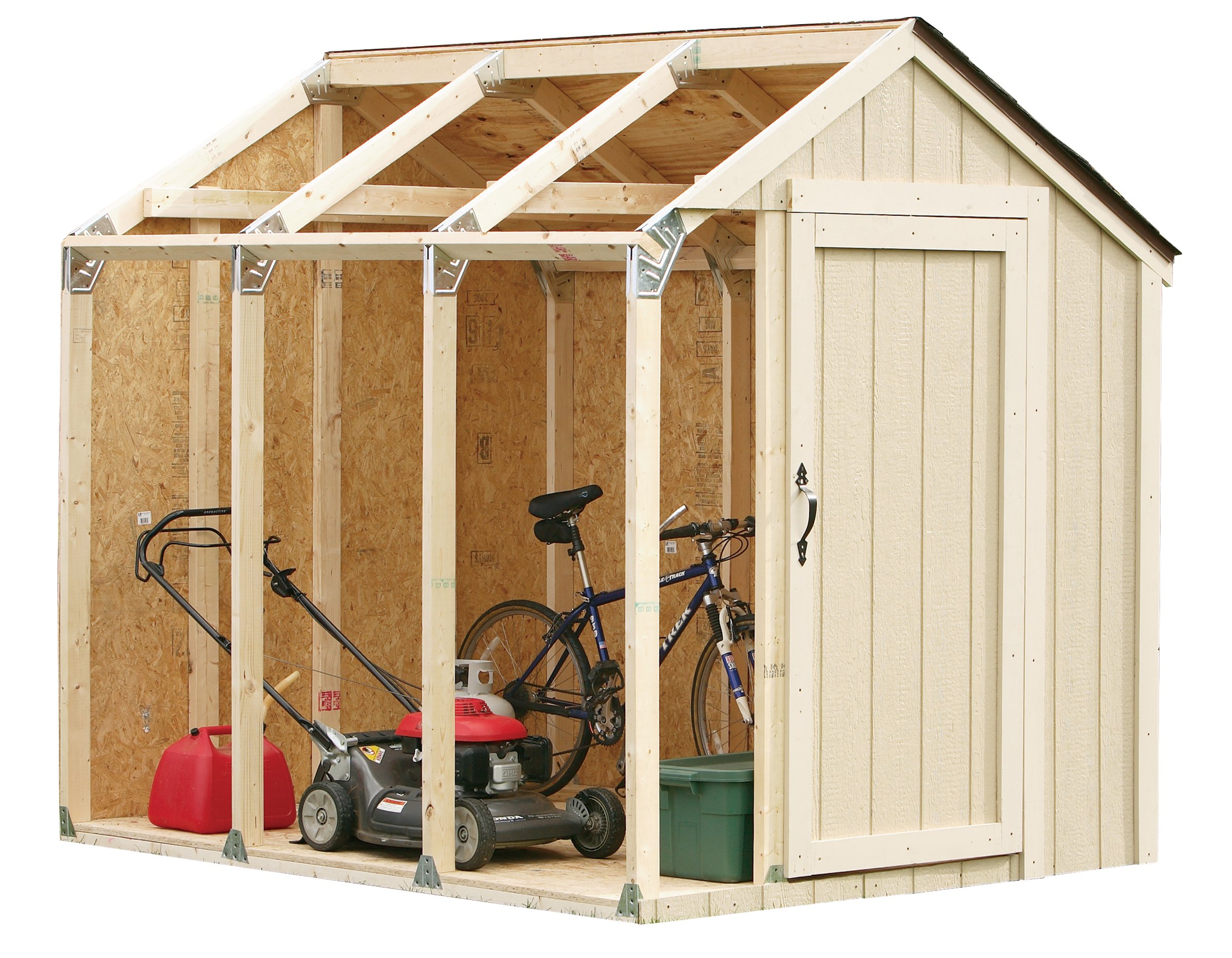 【Storage Shed】2x4basics Shed Kit with Peak Roof