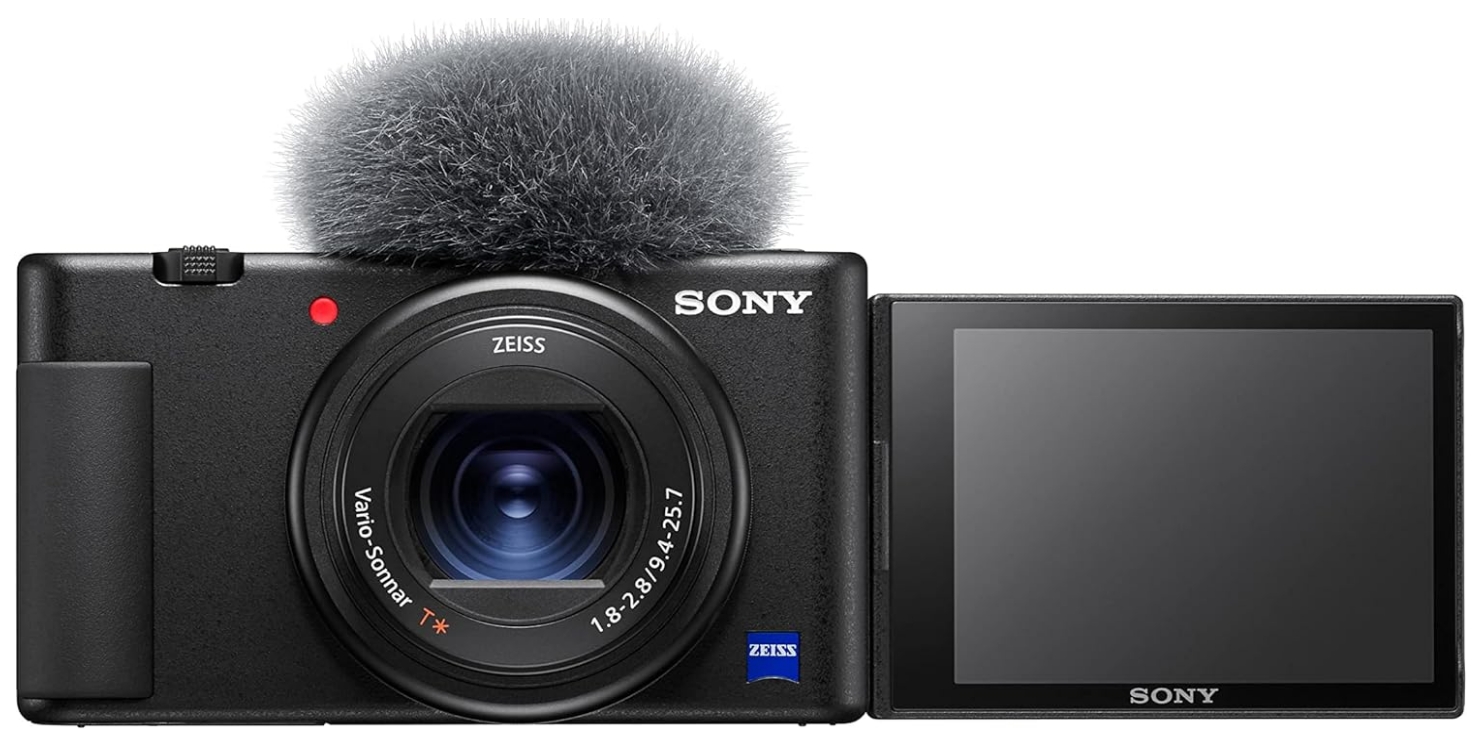 Sony Vlog camera ZV-1 | Digital Camera (Vari-angle Screen for Vlogging, 4K Video) ZV1BC- Black