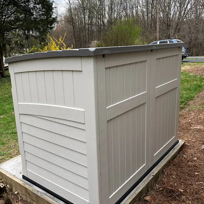 【Storage Shed】Resin Outdoor 2-Container 5'10