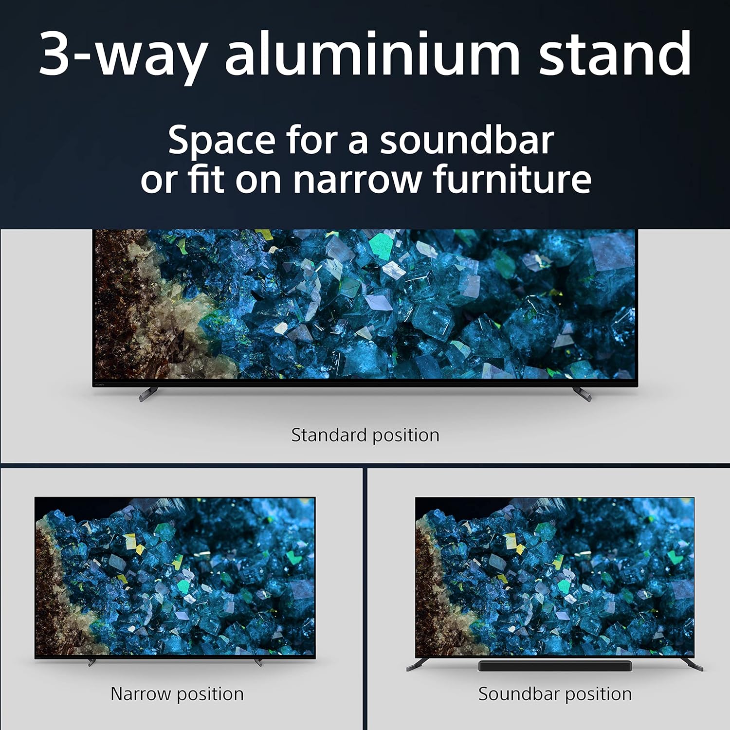 Sony BRAVIA XR, XR-65A80L, 65-inch, OLED, Smart TV, 4K HDR, Google TV, ECO PACK, BRAVIA CORE, PlayStation5 Perfect Match [F-rated energy efficiency].