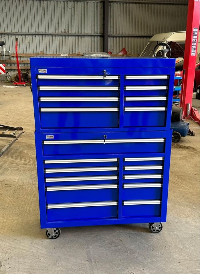 2 PIECE 41” INCH 15 DRAWER TOOL CHEST